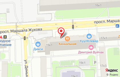 Магазин овощей и фруктов в Москве на карте