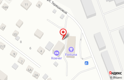 Гостиница Ковчег на улице Терешковой на карте