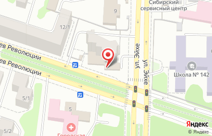 СберБанк в Новосибирске на карте