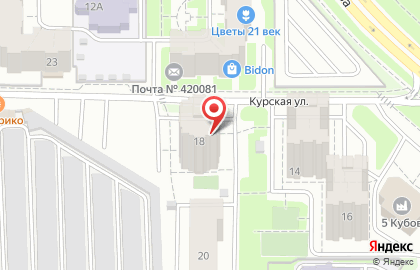Продуктовый магазин Августина на улице Курской на карте