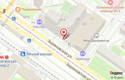 Компания Ситидорс на Зыряновской улице на карте