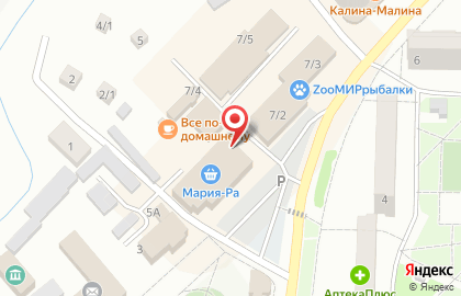 Киоск по продаже фруктов и овощей в Барнауле на карте