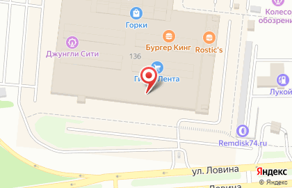 Салон одежды O`stin в Тракторозаводском районе на карте