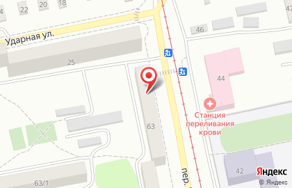 Парикмахерская Анастасия в Барнауле на карте