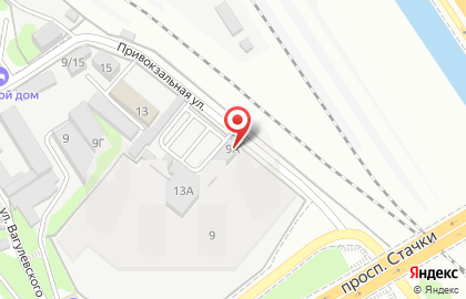Ростовский филиал Банкомат, Банк Петрокоммерц на Привокзальной улице на карте
