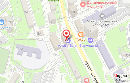 Ресторан Русский во Владивостоке на карте