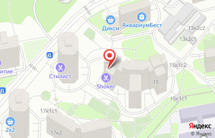Барбершоп Borodach на метро Планерная на карте