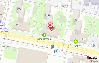 МосАптека на метро Нагатинская на карте