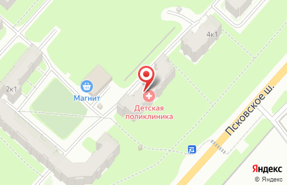 Детская поликлиника пгт. Панковка на карте