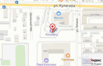 АЗС ТНК на улице Ленина на карте