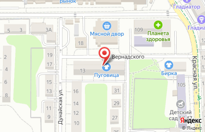 Банкомат СберБанк на улице Вернадского на карте