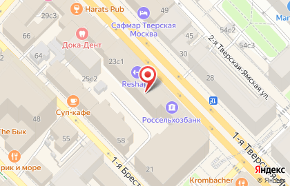 Синяя кнопка на карте