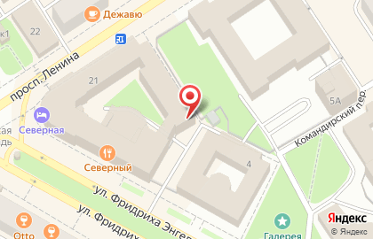 Бизнес-центр Северный на проспекте Ленина на карте