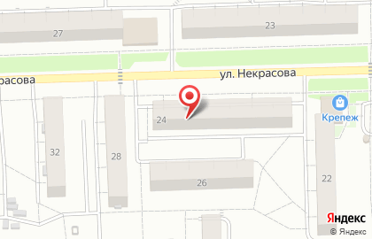 Служба заказа товаров аптечного ассортимента Аптека.ру на улице Некрасова, 24 на карте