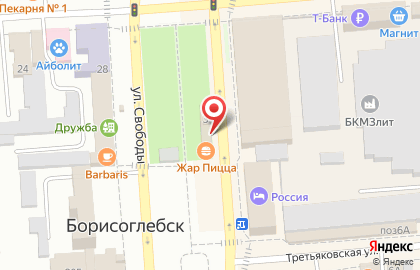 Суши Даром в Борисоглебске на карте