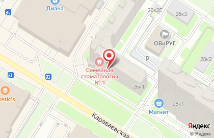 Строймаксимум на Караваевской улице на карте
