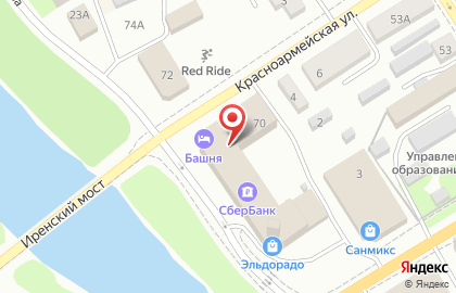 Служба доставки DPD на улице Свердлова на карте