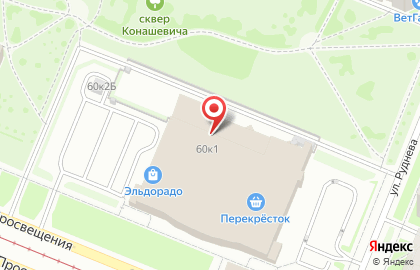 Туристическая компания Tez Tour на проспекте Просвещения на карте
