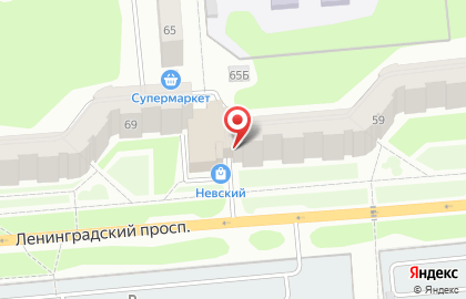 Студия коррекции фигуры Be Slim на Ленинградском проспекте на карте
