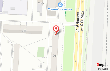 Парикмахерская Прядки в Порядке на улице 9 Января на карте
