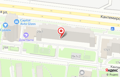 Ателье Мастерская на Кантемировской улице на карте