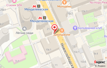 Кафе-пекарня Хлеб Насущный на Новослободской улице на карте