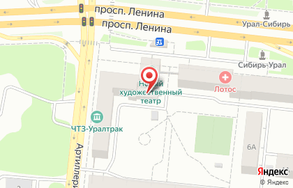 Спартак на проспекте Ленина на карте