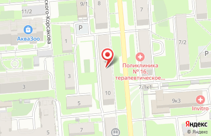 Квартирное бюро Золотой ключик на улице Римского-Корсакова на карте