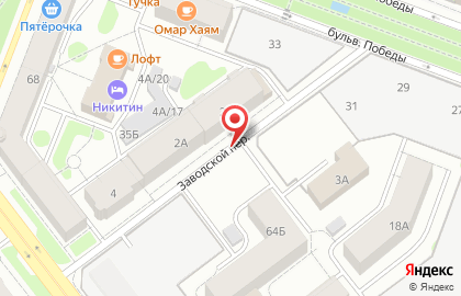 ООО Магистраль в Заводском переулке на карте