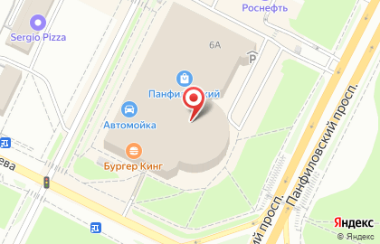 Магазин Комус на Панфиловском проспекте в Зеленограде на карте