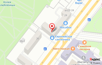 Магазин Европейская сантехника на Ленинском проспекте на карте