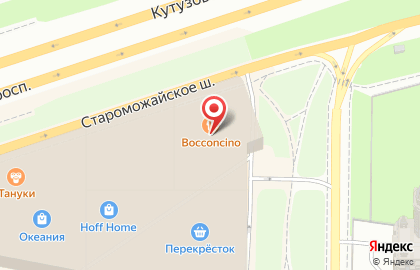 Пиццерия Bocconcino на Кутузовском проспекте на карте