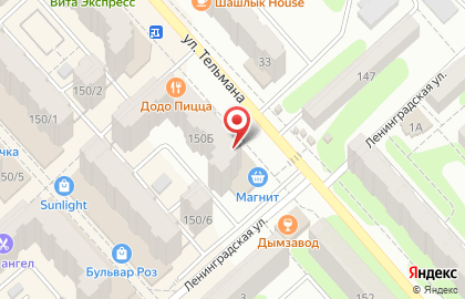 Фитнес-клуб Стимул на улице Тельмана на карте