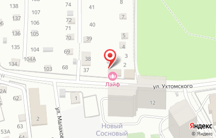 Лайф на улице Ленина на карте