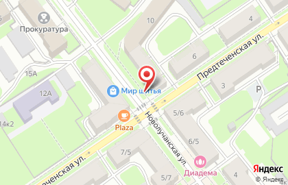 Магазин товаров из Финляндии на Новолучанской улице на карте