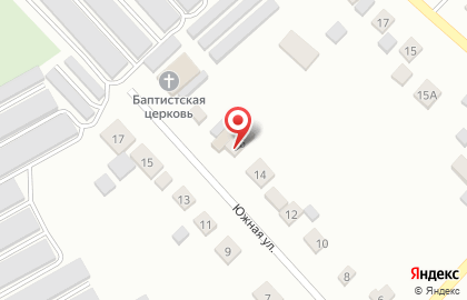 Центр кузовного ремонта на Южной улице на карте
