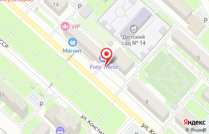 Бочка на улице Конституции СССР на карте