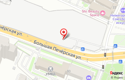 Оптовая база цветов ФлорАрт на Большой Печерской улице на карте