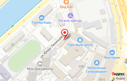 Магазин мяса Мясной двор на улице Юных Ленинцев на карте