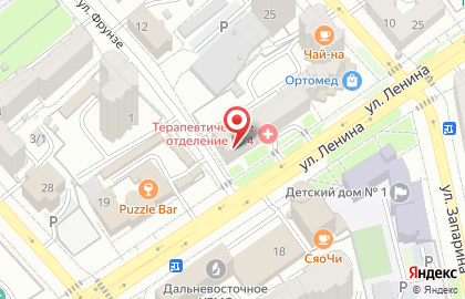 Банкомат АКБ Росбанк, Дальневосточный филиал на улице Ленина, 21 на карте