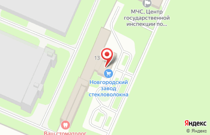 Новгородский завод стекловолокна на карте