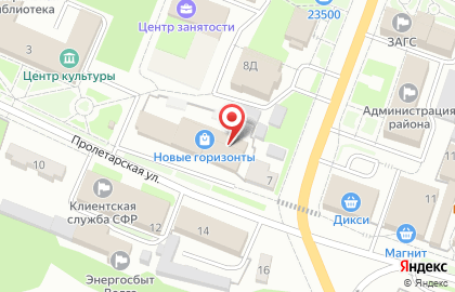 Страховая медицинская компания Капитал Медицинское Страхование на Пролетарской улице на карте