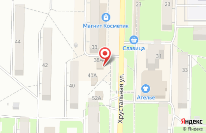 Магазин Рубль Бум и 1b.ru на Хрустальной улице, 38А на карте