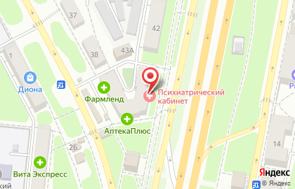 Самарская областная клиническая психиатрическая больница во 2-м квартале на карте