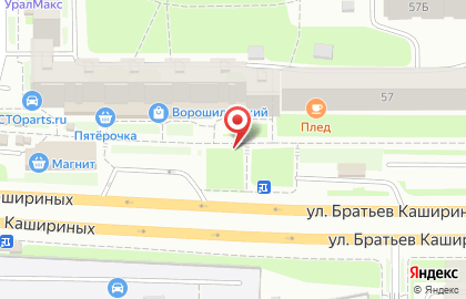 Киоск по продаже хлебобулочных изделий Первый хлебокомбинат на улице Ворошилова на карте