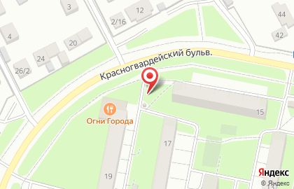 Киоск по продаже питьевой воды Ключ здоровья на Красногвардейском бульваре на карте