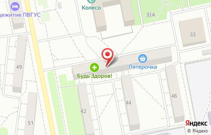 Супермаркет Пеликан на улице Ушакова, 40 на карте