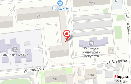Магазин разливного пива Кегля на улице Звездова на карте