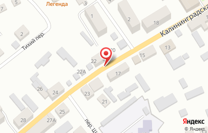 Политическая партия Единая Россия на Калининградской улице на карте