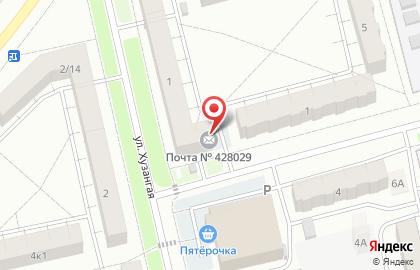 Почта России в Чебоксарах на карте